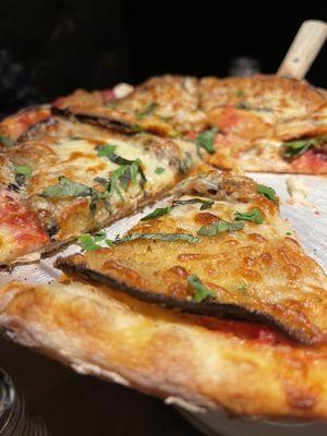 Eggplant pizza