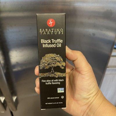 No truffles but found more truffle oil! I prefer black truffle oil so I'm happy to be able to replenish my stock!