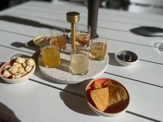 Cocktail flight