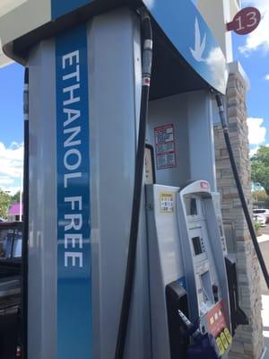 Ethanol Free gas.