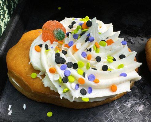 Donut closeup. Look at that frosting!