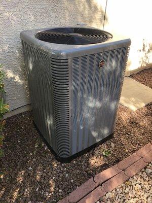 16 seer 5 ton RUUD straight cool condenser