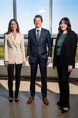 Left to Right:
Ellie Sanders, 
Andrew Ramstad, 
Olivia Loftin.