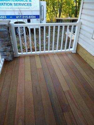 Ipe Wood Porch (Brazilian Maple)