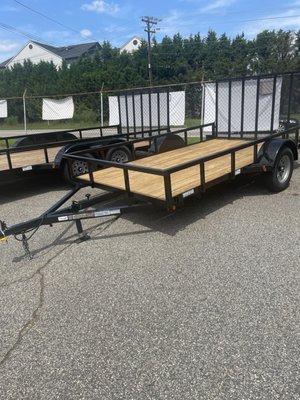 Need a trailer?  We those too.  Let us customize your trailer to hold all your landscaping need.