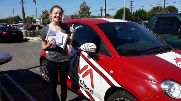 Congrats to Cameron on her pass!!