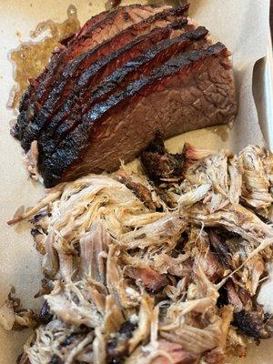 Brisket and Pork