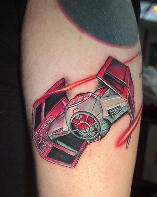 Star Wars sleeve coming along nicely. Thanks, Josh!