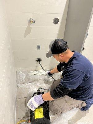 Drain cleaning, clogged urinal