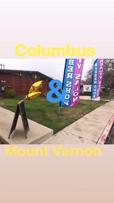 Columbus and Mount Vernon!