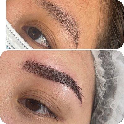 Shading + microblading