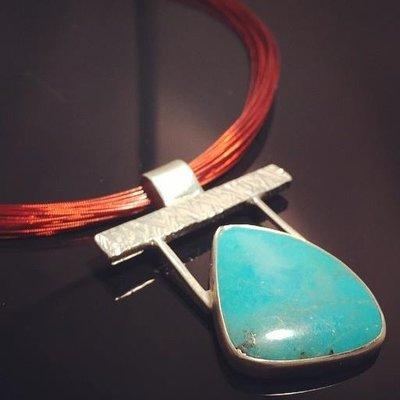 Sterling Silver and Turquoise pendant