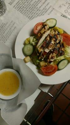 Grilled chicken salad