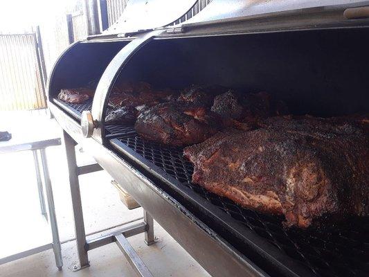 Our Delicious Mesquite Smoked Meats smoked for 12 hours.