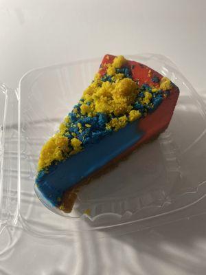 Superman cheesecake