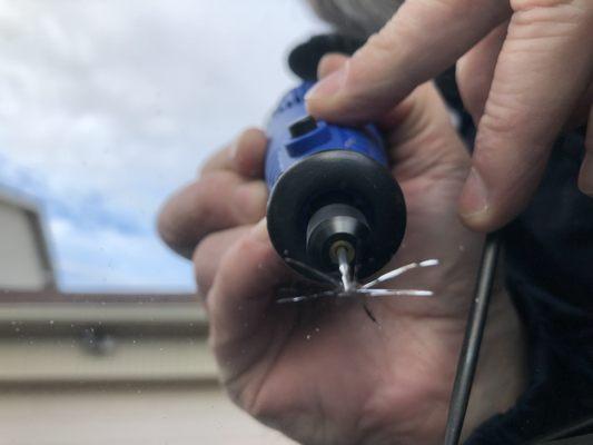 We repair rock chips big and small.