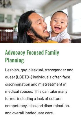 Advocacy Focused Family Planning