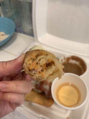 Veggie egg rolls are fresh and not greasy, fillings is little less but still good! 12/8/22