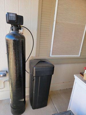 We are very happy with the quality of work Adrian's company did for us. They installed a Water softener, RO system