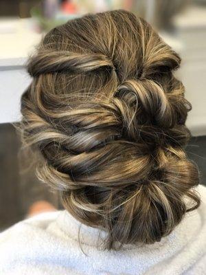 Wedding hair by sarah