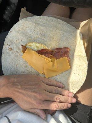 Grilled Breakfast Wrap