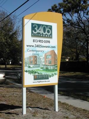 Creative SITE/CONSTRUCTION signage by FASTSIGNS of St. Petersburg that sets your project apart from all the others!