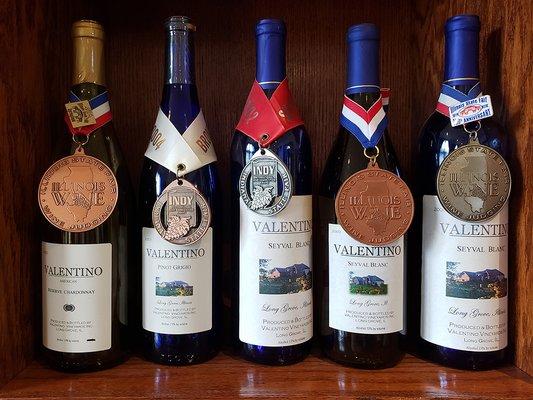 Award-winning wines