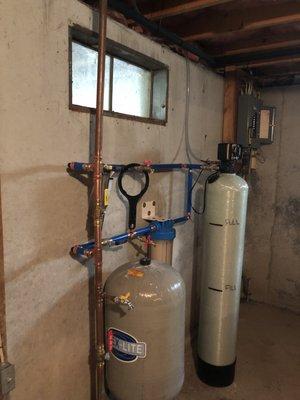 1.23.2023 new water neutralizer setup with existing water tank