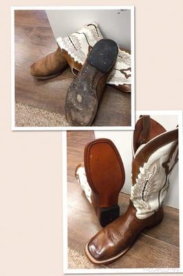 Before and after good work save your Boots