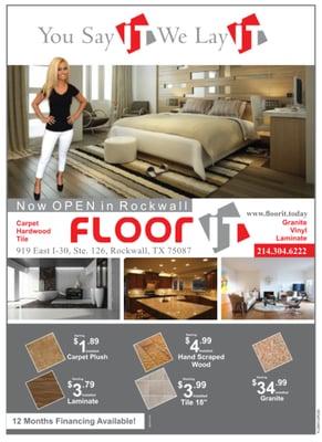 Great deals from experts for over 10 years! Installers with over 20 years of flooring experience! Call today!