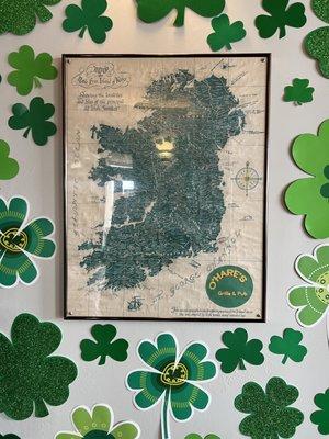 Map of Ireland