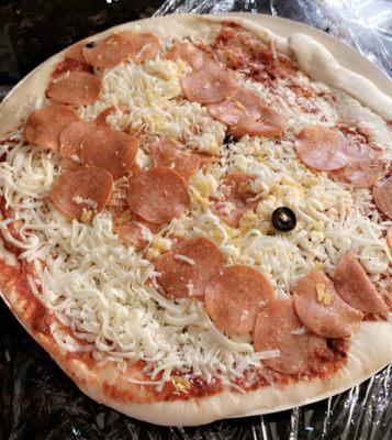 Jack-O-Lantern Pizza