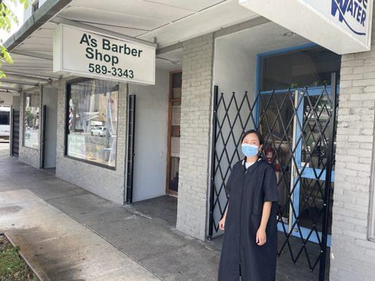 Very reasonable haircut and shave process... 15 bucks each. Clean and quiet... easy parking too.