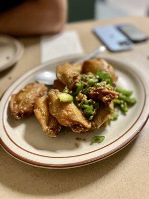 Salt and Pepper Chicken Wings