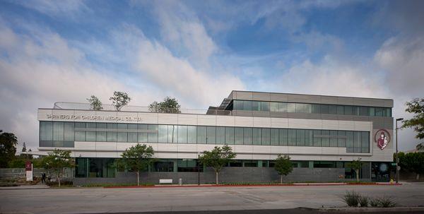 Our new home- Shriners for Children Medical Center located in Pasadena