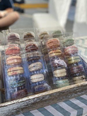 So many treats to choose from! These French macaroons are at 4 the Sweet.