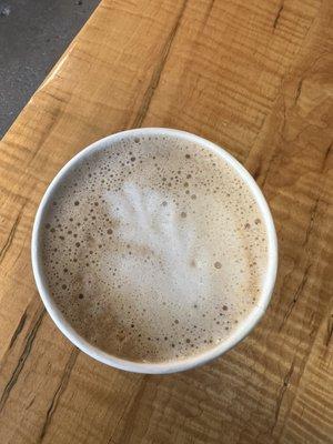 Mocha with almond milk