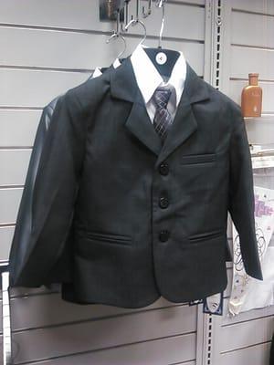 Affordable line of little man suits for purchase!