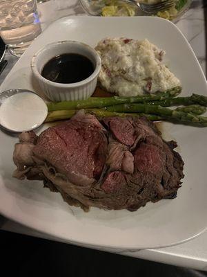 Thursday night prime rib special $25