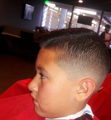 Where a kid can be a kid, they'd also be fresh with a nice haircut, like young gentlemen!