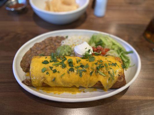 Ground Beef Chimichanga