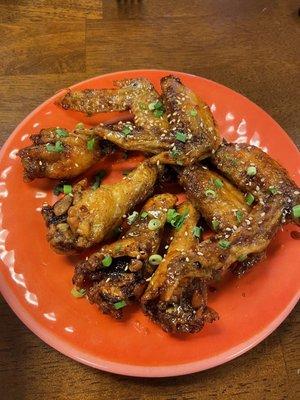 Hot Korean chicken wings