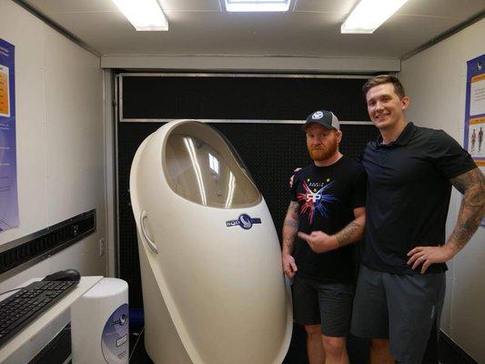 Bod Pod Testing with Baltimore's Fan Favorite MMA Fighter, Rob Sullivan!