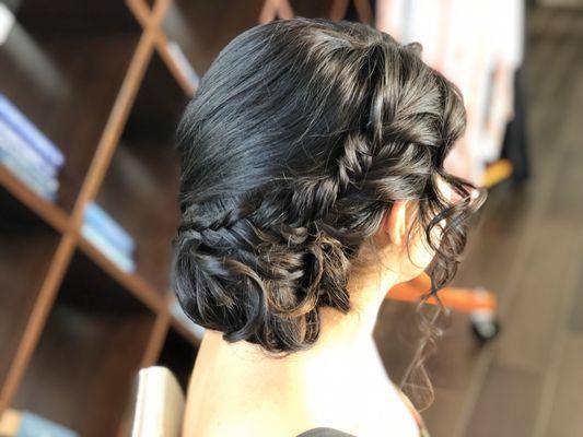 Bridal updo by Casey Bear