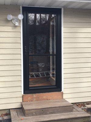 New ProVia storm door professionally installed by TAC Home Improvements