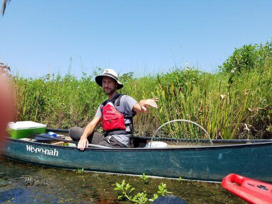 Master naturalist guide Kevin.