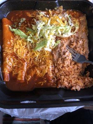 #19 Cheese enchiladas