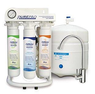 5 Stages Quick Change Reverse Osmosis System, comes complete with tank, faucet, installation hardware.  Best Health Investment.