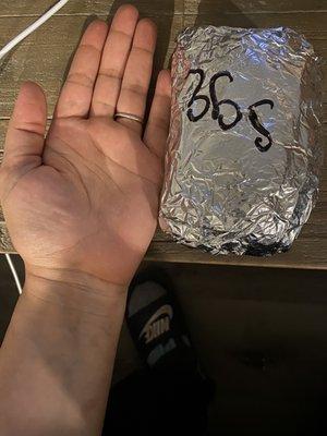 Carne asada burrito for 13.00???