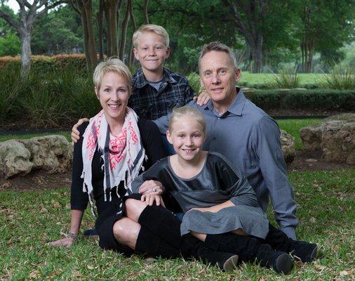 Family Portrait Outdoors